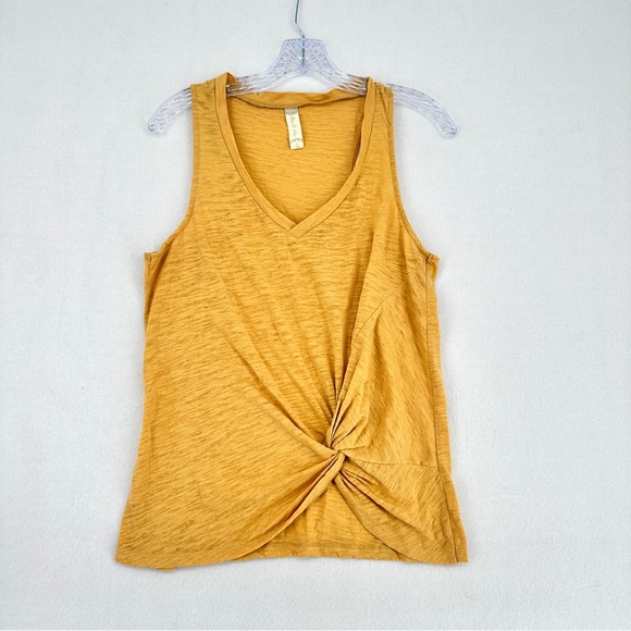 Altar'd State Tops - Altar’d State Women’s Twist Front Tank Top Large Mustard Yellow Casual